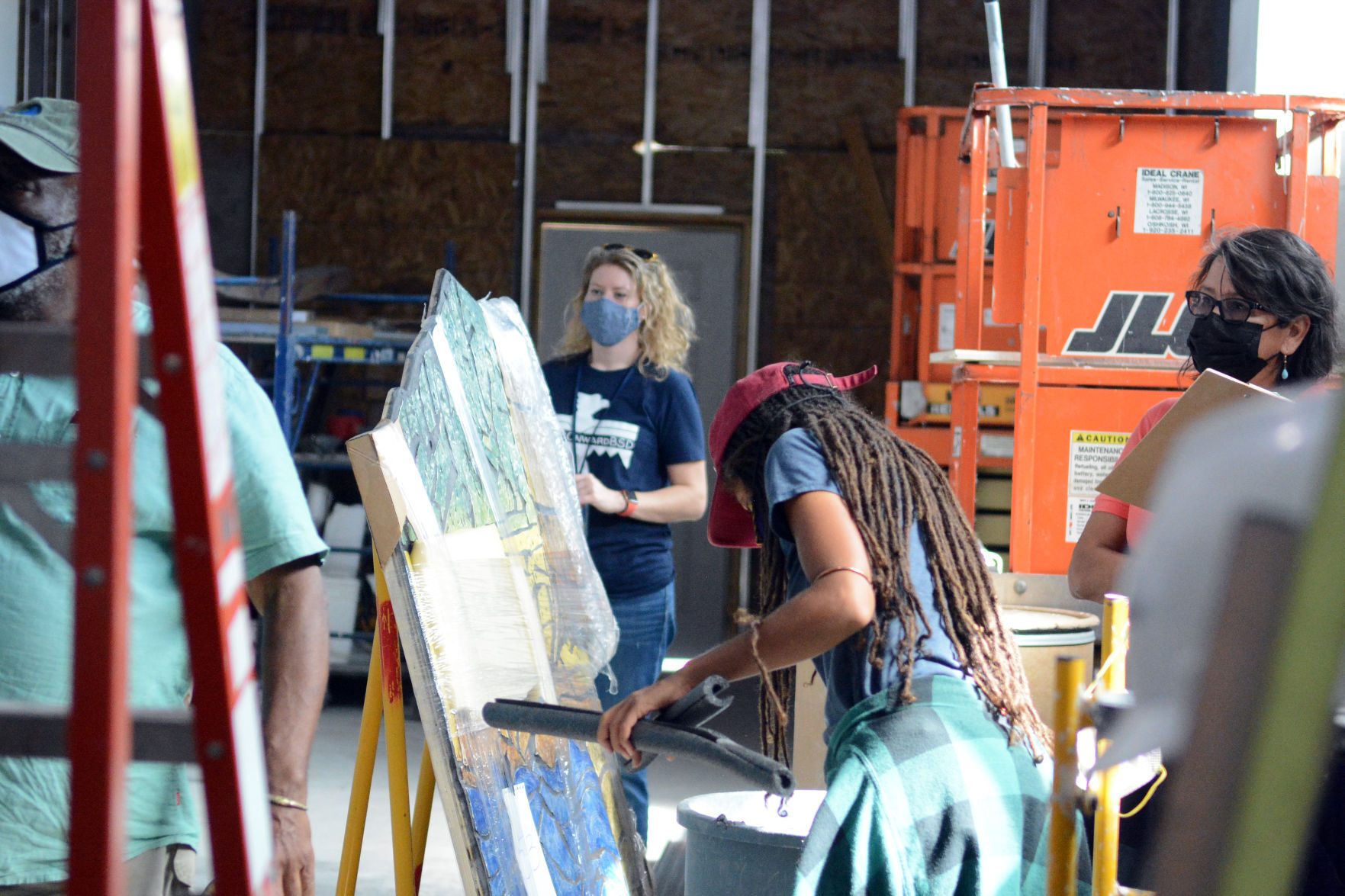 Little Eagle Arts Foundation mural for Baraboo middle school